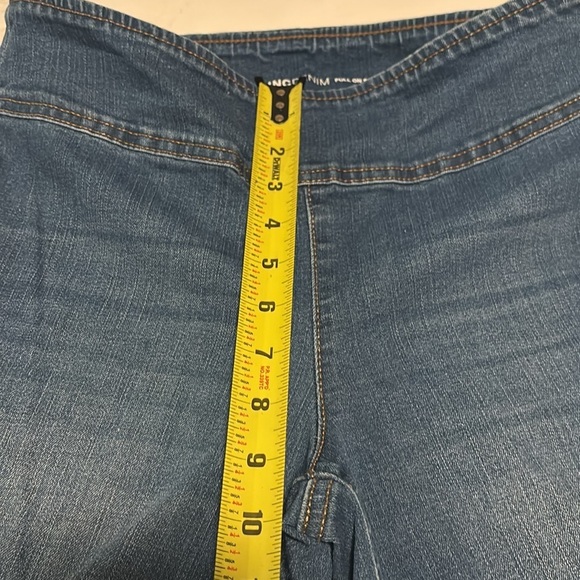 Inc Denim Pull On Straight Classic Blue Women's Jeans - Picture 5 of 6